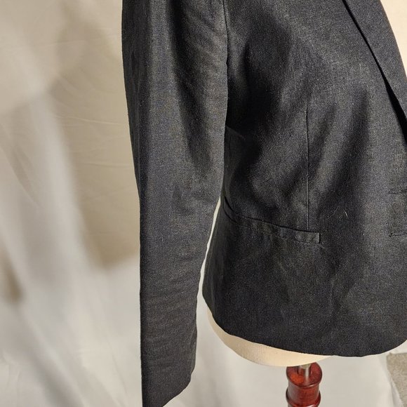 Asos Black Button Blazer Size 6 - Picture 9 of 11